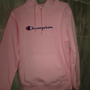 CHAMPION Pink hoodie large